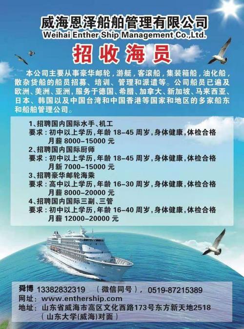 最新水手招聘啟航，開啟航海之旅！